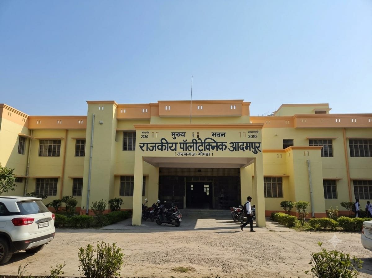 Main building of Government Polytechnic, Aadampur, Tarabganj, Gonda